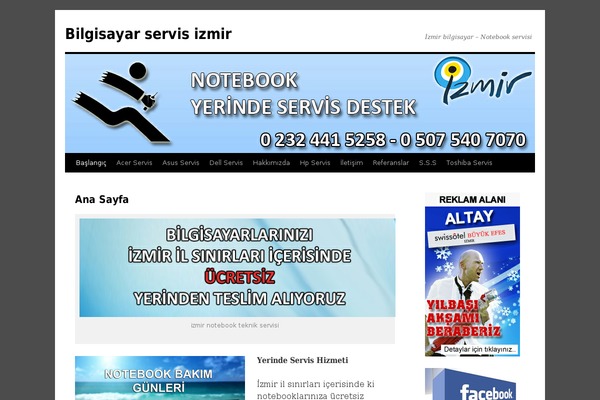 WordPress website example screenshot