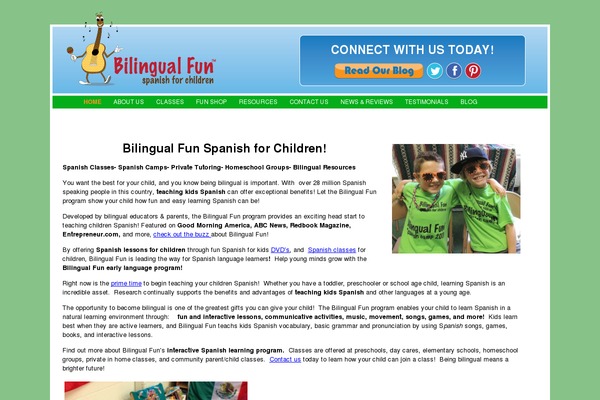 bilingualfun.com site used Bilingualfun