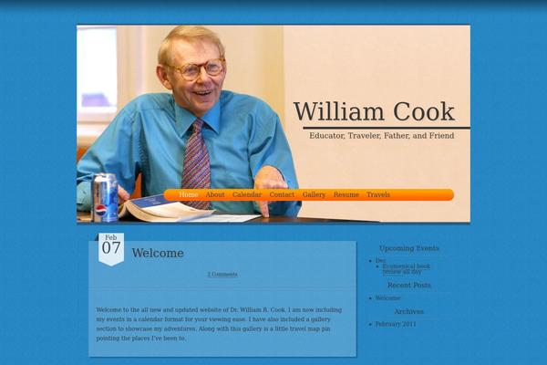 bill-cook.com site used Cooktheme