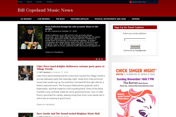 billcopelandmusicnews.com site used Hybrid News