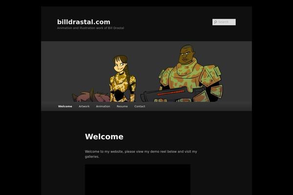 billdrastal.com site used Twenty Eleven