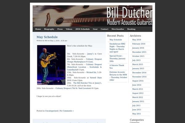 billdutcher.com site used Xplosive