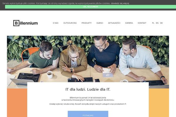 billennium.pl site used Billennium