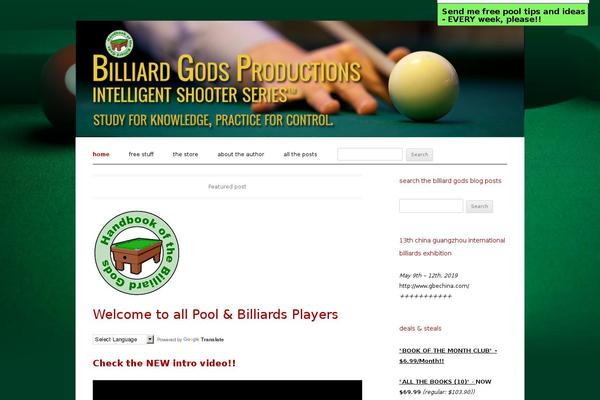 billiardgods.com site used Billiardgods