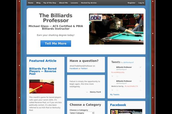 WordPress website example screenshot