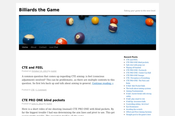 WordPress website example screenshot