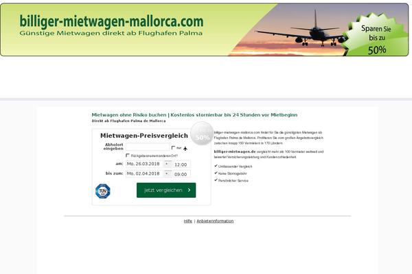 billiger-mietwagen-mallorca.com site used Www.sharkwebdesign.com
