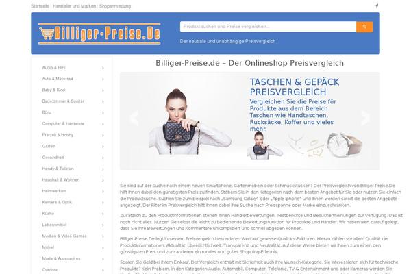 billiger-preise.de site used Compare-responsive