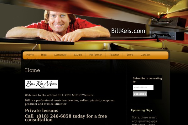 billkeis.com site used Theme860