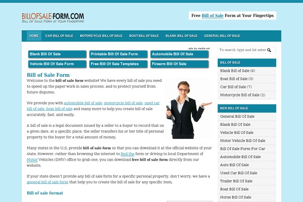 WordPress website example screenshot