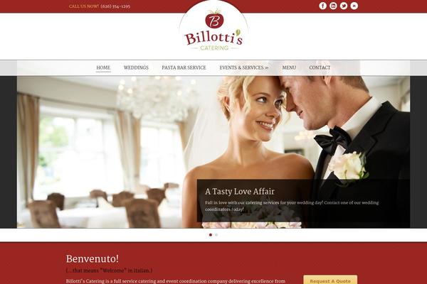 billottiscatering.com site used Delicieux