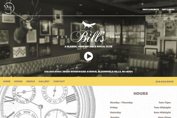 billsbloomfieldhills.com site used Bills-2016