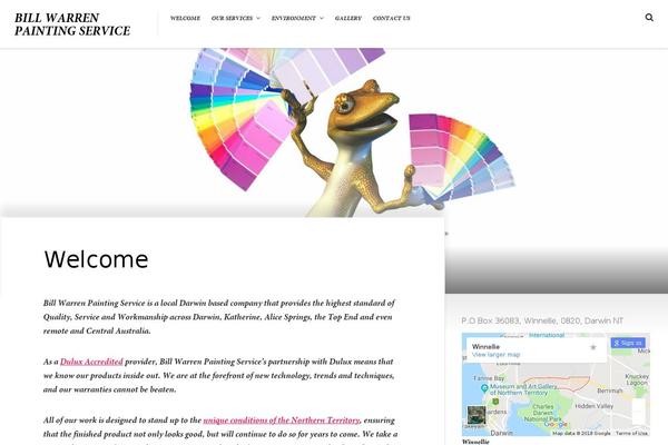WordPress website example screenshot