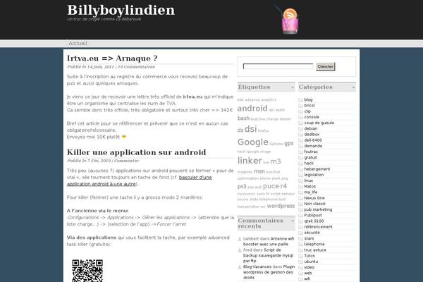 billyboylindien.com site used Billyboylindien