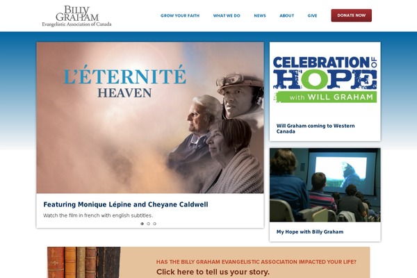 billygraham.ca site used Billygraham