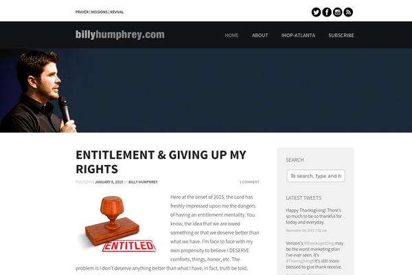 billyhumphrey.com site used Fency