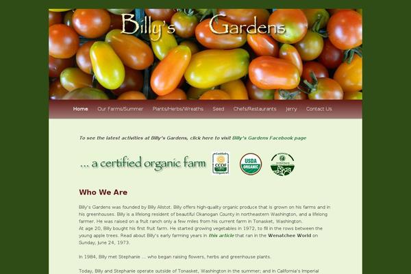 billysgardens.com site used Billysgardens
