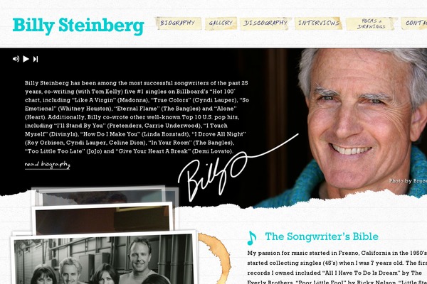 billysteinberg.com site used Billysteinberg