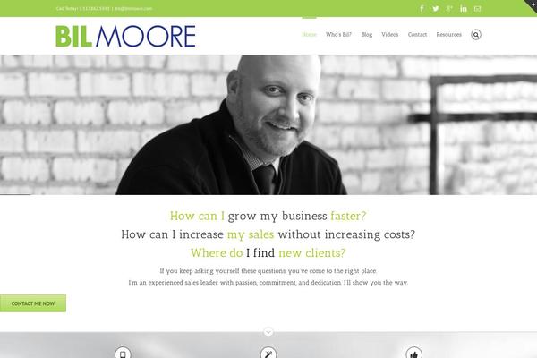 Avada theme site design template sample