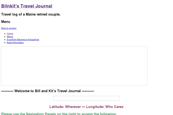 WordPress website example screenshot