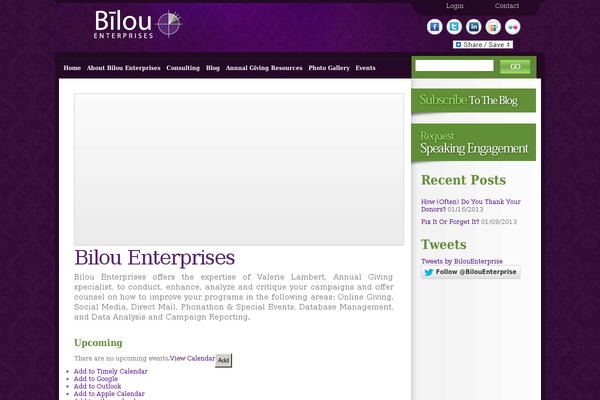 WordPress website example screenshot