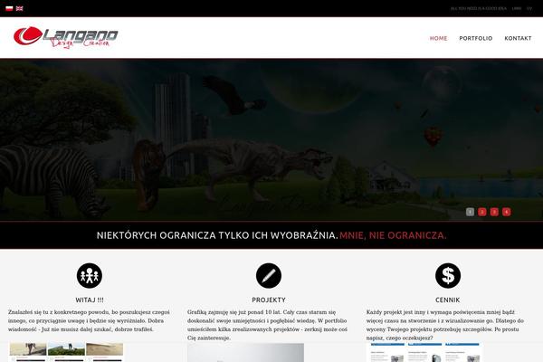 UT Srtange theme site design template sample