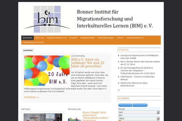 WordPress website example screenshot