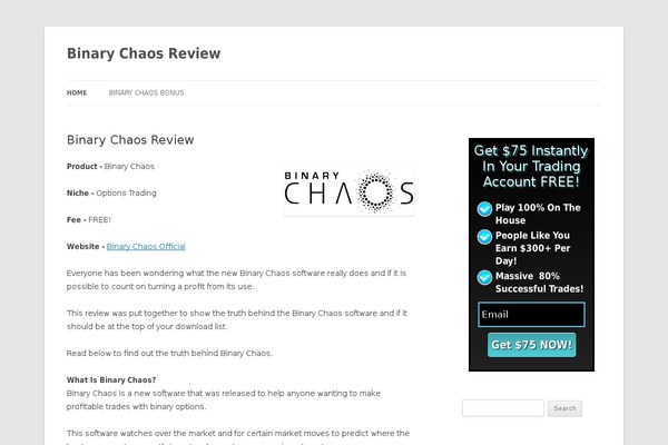 Twenty Twelve theme site design template sample