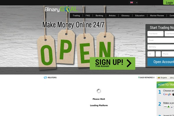 Binary options wordpress theme