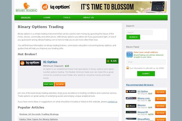 binaryoptionbox.com site used Tradingoptions2015