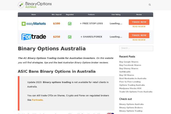 binaryoptionsaustralia.com site used Boa