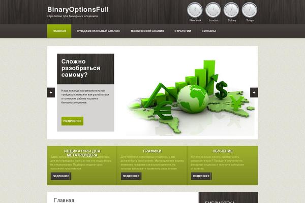 Binary theme websites examples