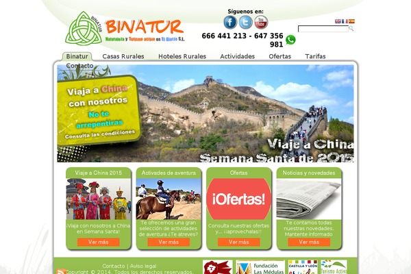 binatur.es site used Wpbinatur5