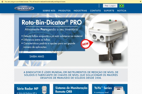 bindicator.com.br site used Bindicator