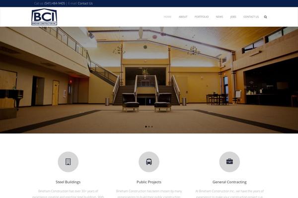 Bridge theme site design template sample