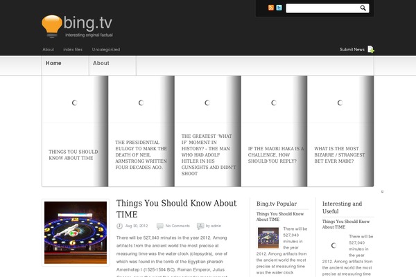 Newscast theme site design template sample