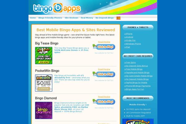 bingo-apps.co.uk site used Bingoapps