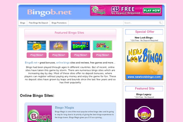 bingob.net site used Xswordpresstheme