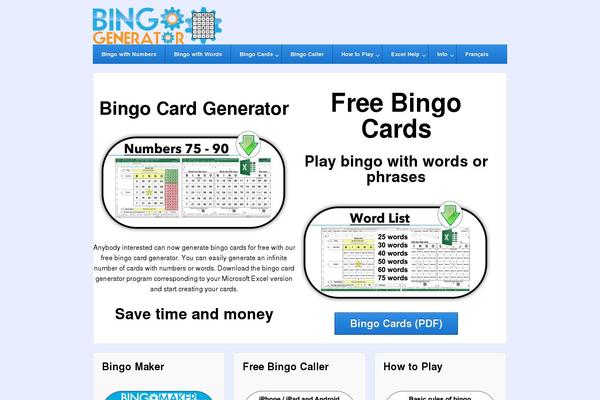 bingocardgenerator.com site used Responsivepro-itmdxt