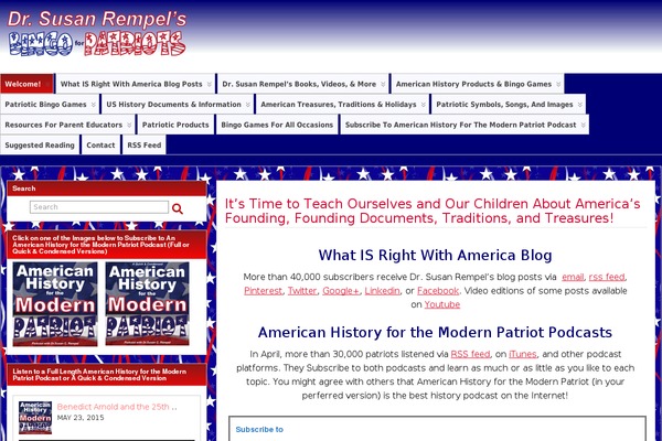 WordPress website example screenshot