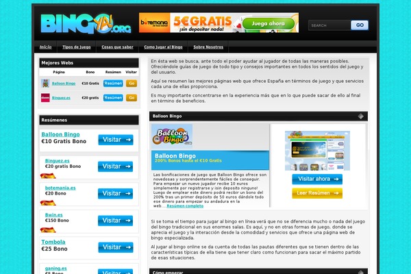 bingoya.org site used High Roller Black