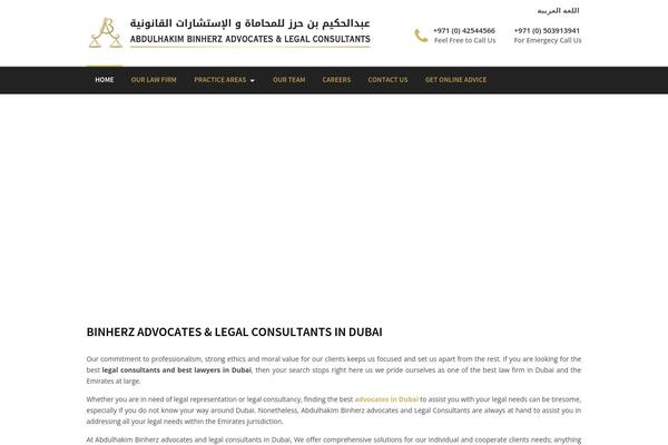 binherzadvocates.ae site used Themeforest-10318808-humanrights-lawyer-and-attorney-wordpress-theme-wordpress-theme
