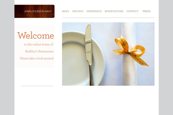 binkleysrestaurant.com site used Binkleys