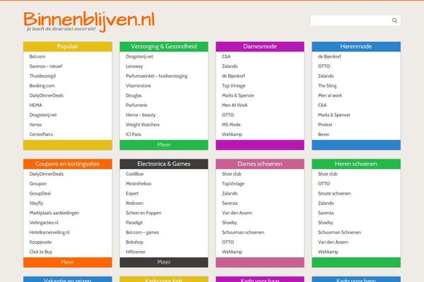 binnenblijven.nl site used Binnenblijven