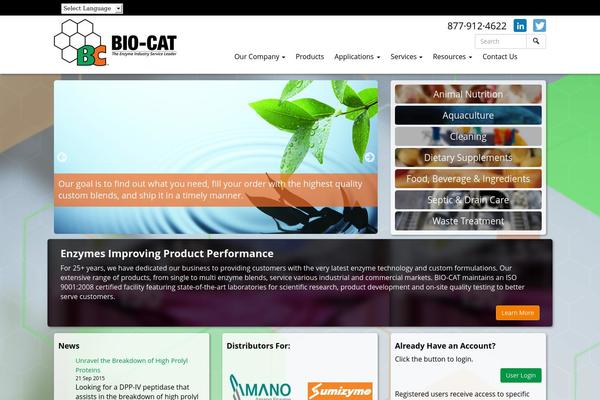 bio-cat.com site used Biocat