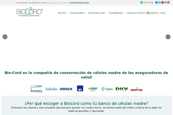 bio-cord.es site used Biocord-2016