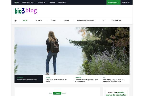Blogon theme site design template sample