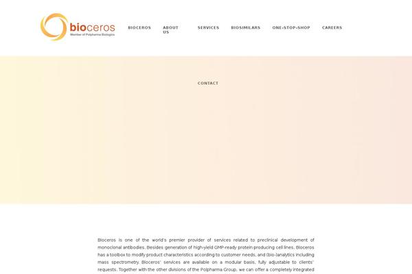 bioceros.com site used Tulip-wp