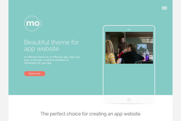 Mo theme site design template sample