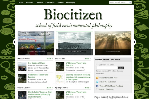 biocitizen.org site used Wp-mediamag-basic